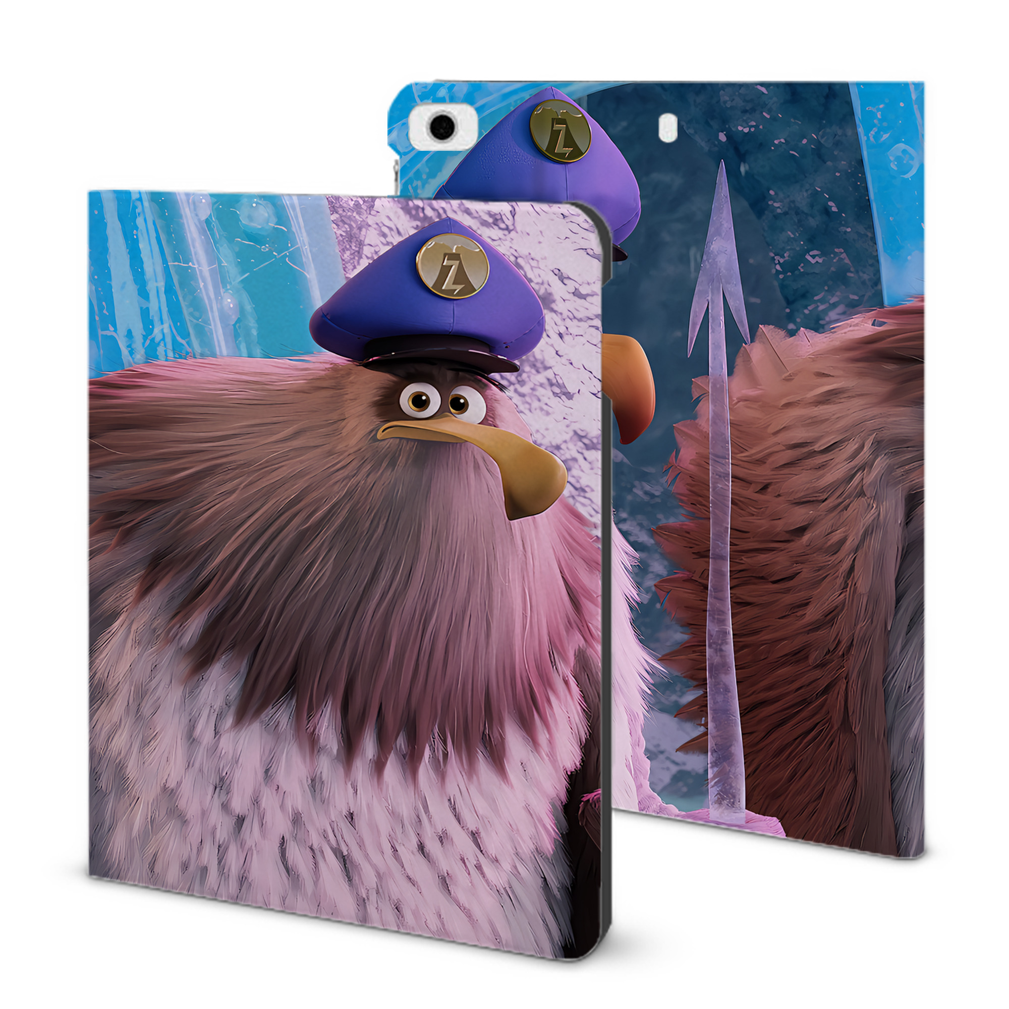 （画像用） Angry Birds アングリーバード IPad ケース ブック型 PUレザー TPU 耐衝撃 軽量 薄型 ペン収納なし 全面保護 IPad 各モデル対応